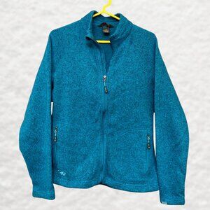 Blue Outdoor Research Longhouse Fleece Jacket Womens Large